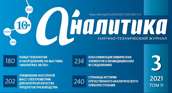 Журнал «Аналитика», том 11, номер 3, 2021.